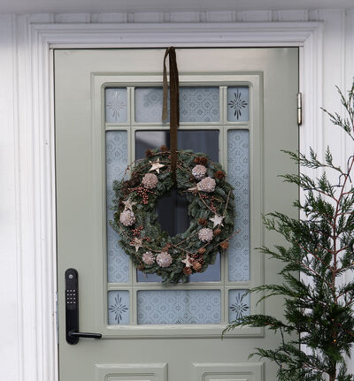 Dørkrans med stjerner Dørkrans med stjerner